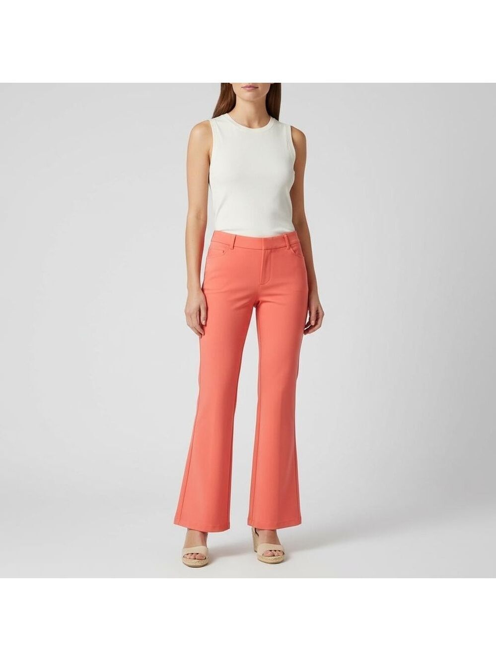 Betabrand Orange Yoga Dress Pants Size MP
